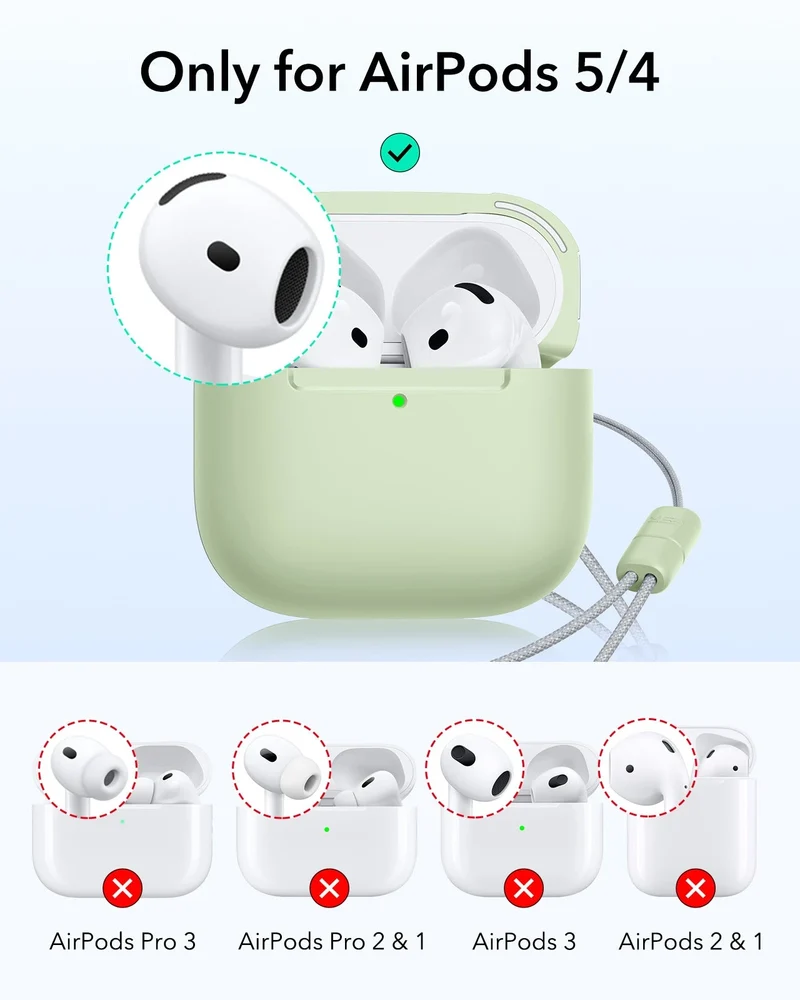 AirPods 5 Pulse Lite Magnetic Case - Light Green