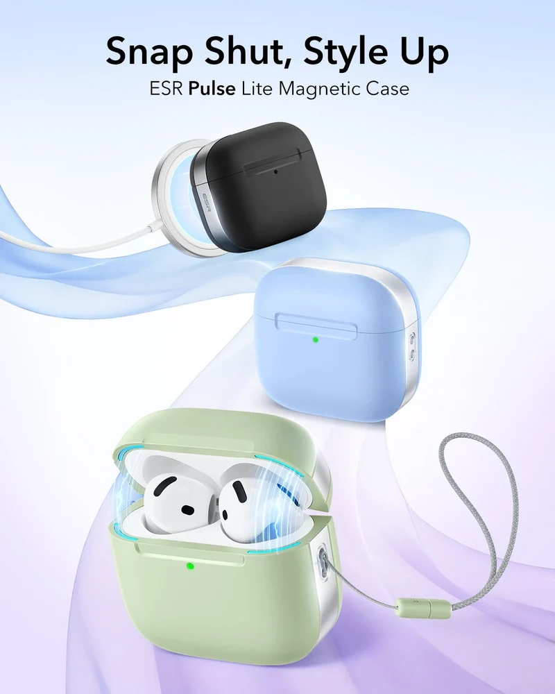 AirPods 5 Pulse Lite Magnetic Case - Light Green
