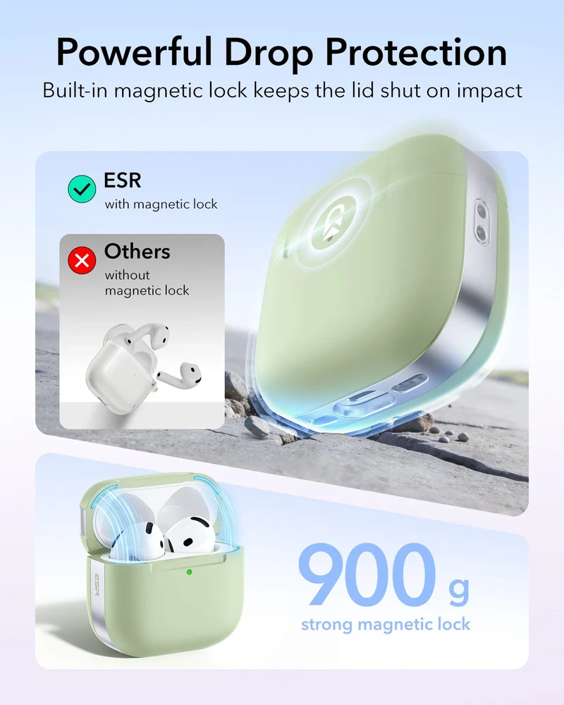 AirPods 5 Pulse Lite Magnetic Case - Light Green