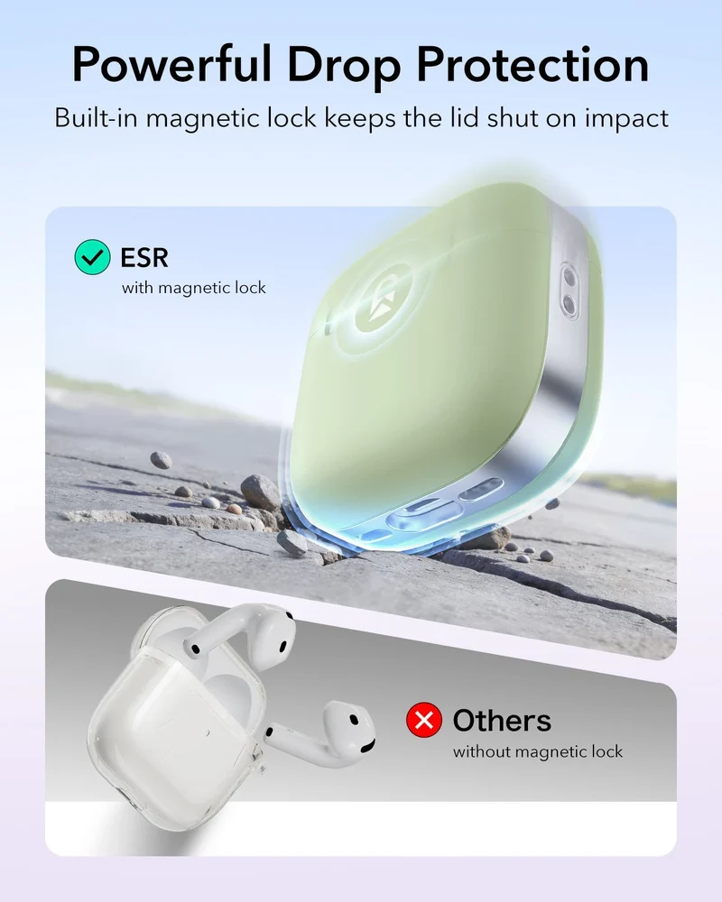 AirPods 5 Pulse Lite Magnetic Case - Light Green