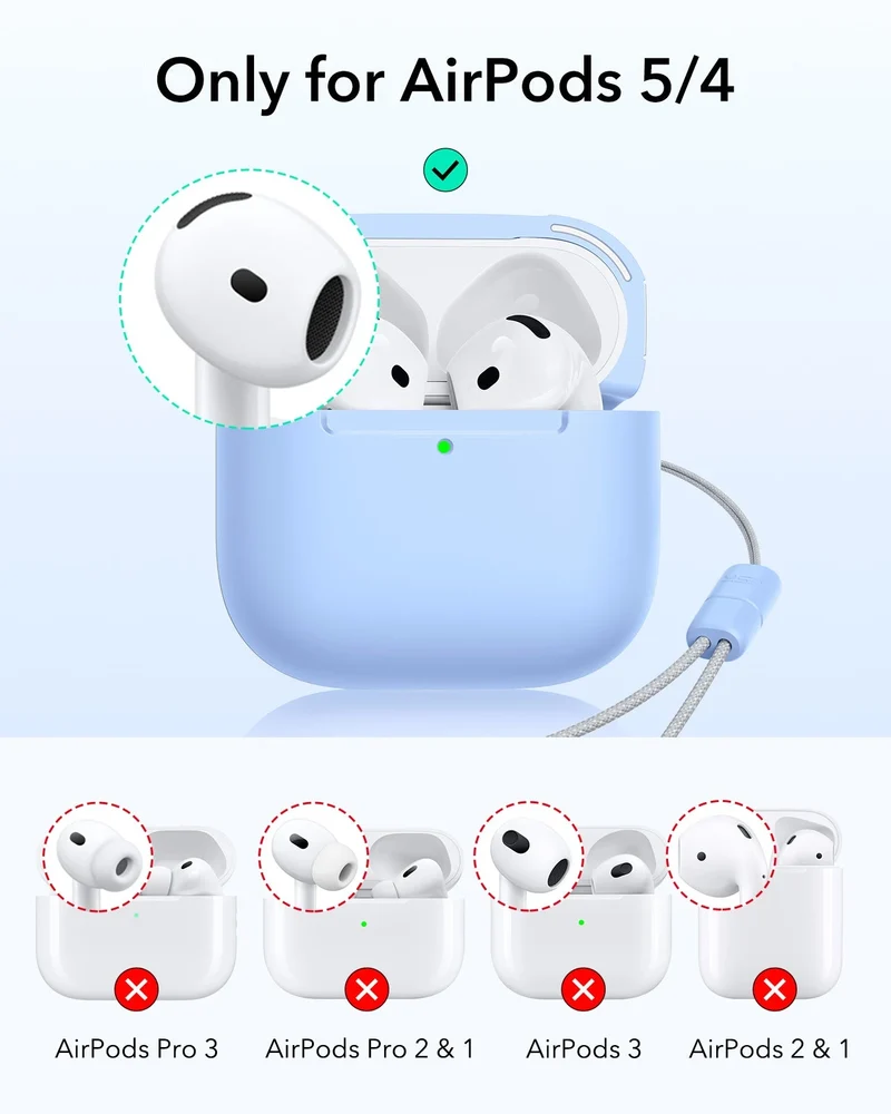 AirPods 5 Pulse Lite Magnetic Case - Light Blue