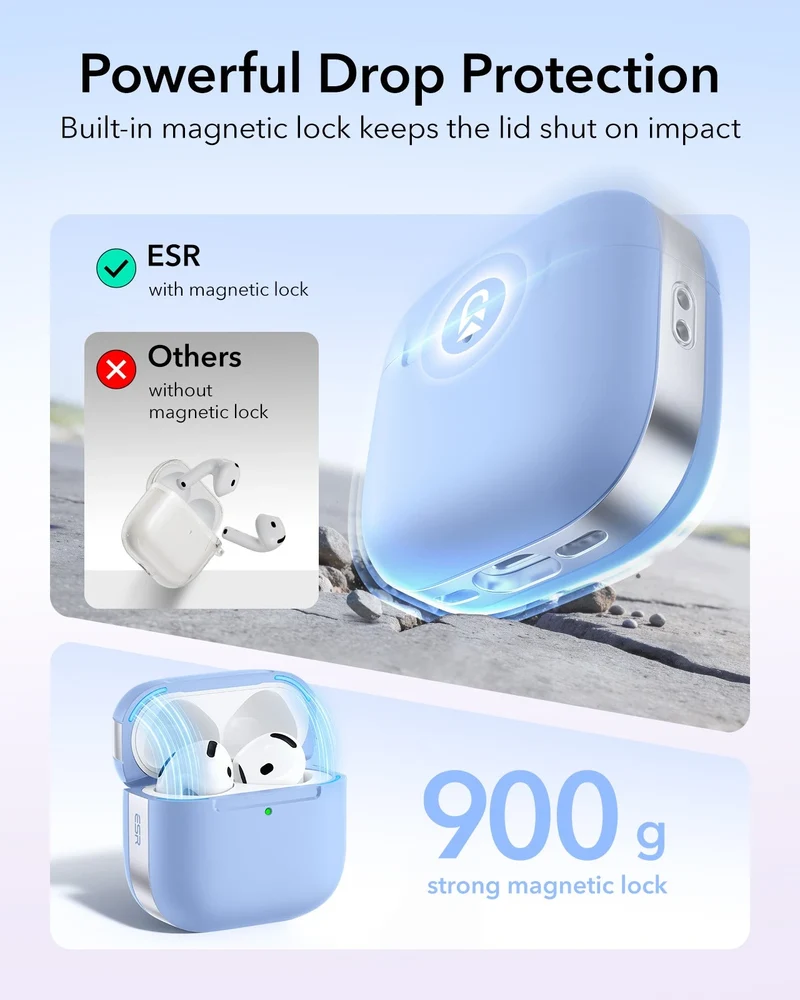 AirPods 5 Pulse Lite Magnetic Case - Light Blue