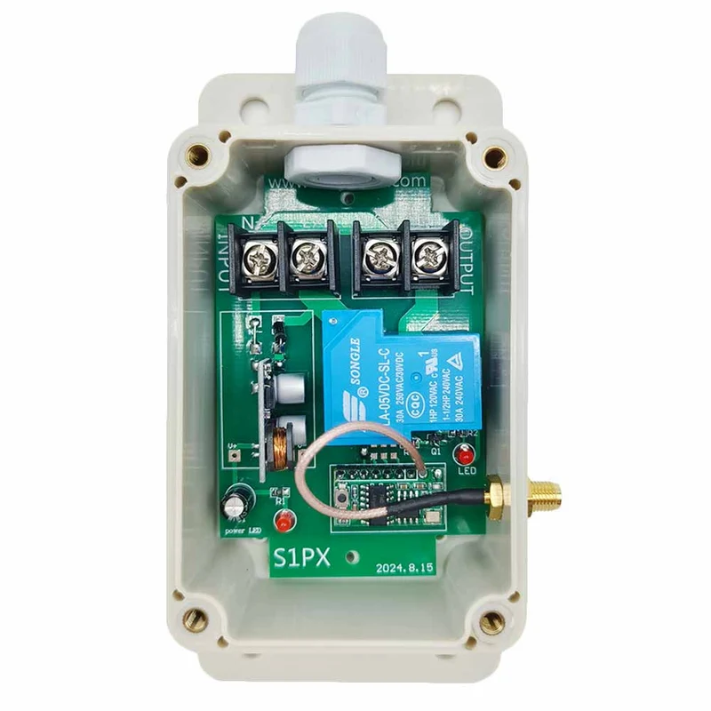 2km 1 Canal 30A CC Sortie Kit Interrupteur Sans Fil Avec Télécommande (Modèle: 0020058)