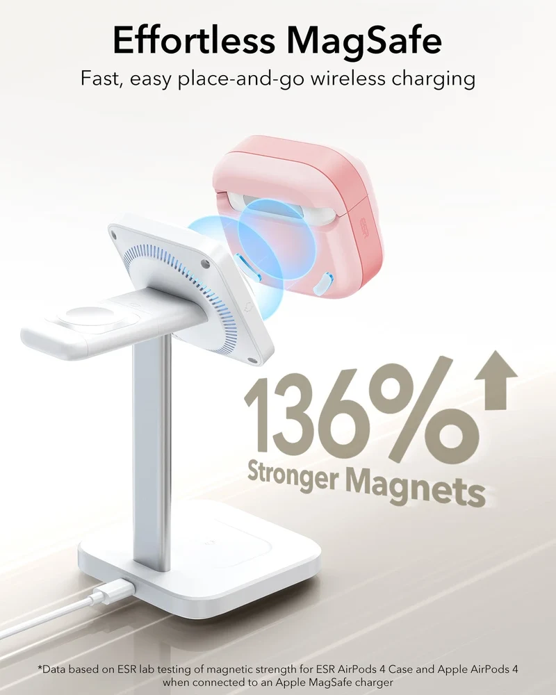 AirPods 5 Pulse FlickLock Magnetic Case - Pink