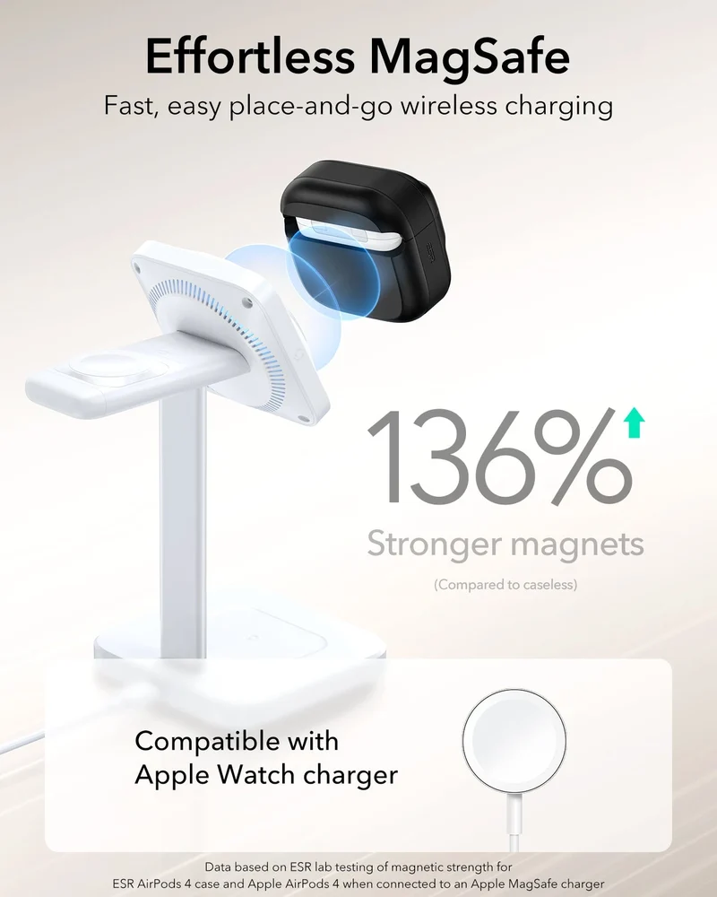 AirPods 5 Pulse FlickLock Magnetic Case - Black