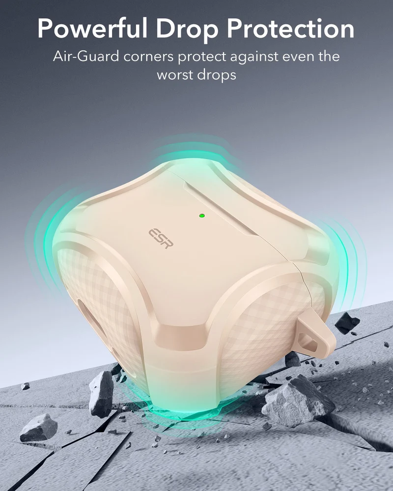 AirPods 5 Cyber Tough Magnetic Case - Desert Titanium