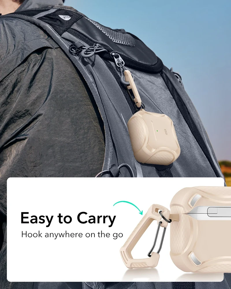 AirPods 5 Cyber Tough Magnetic Case - Desert Titanium