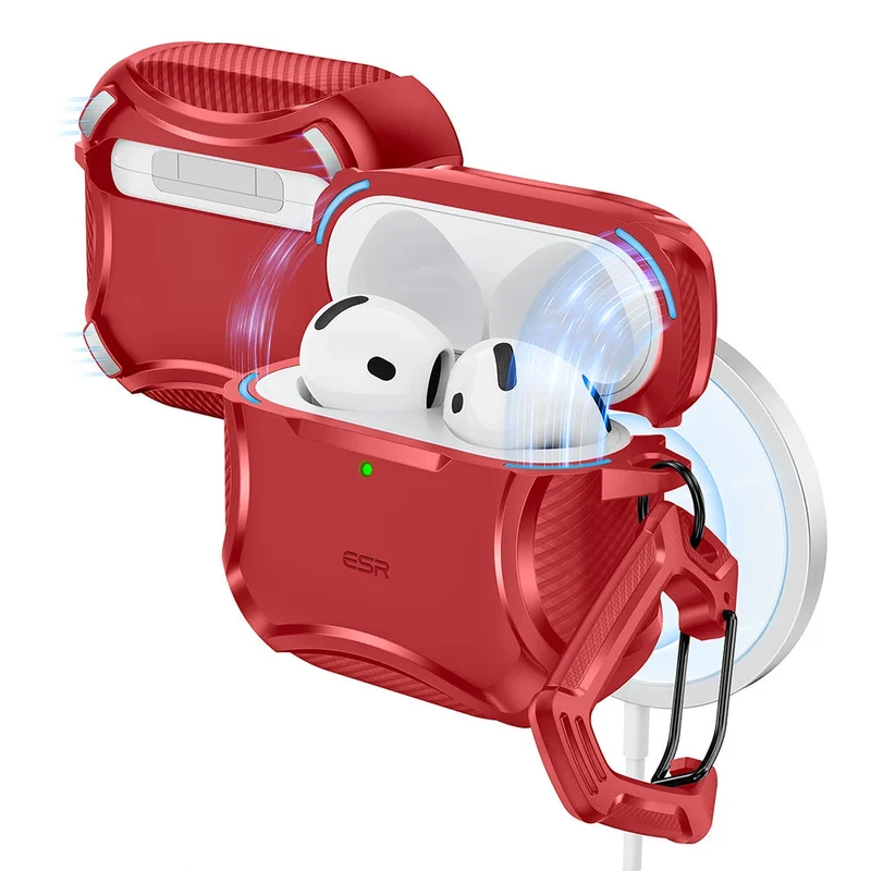 AirPods 5 Cyber Tough Magnetic Case - Red