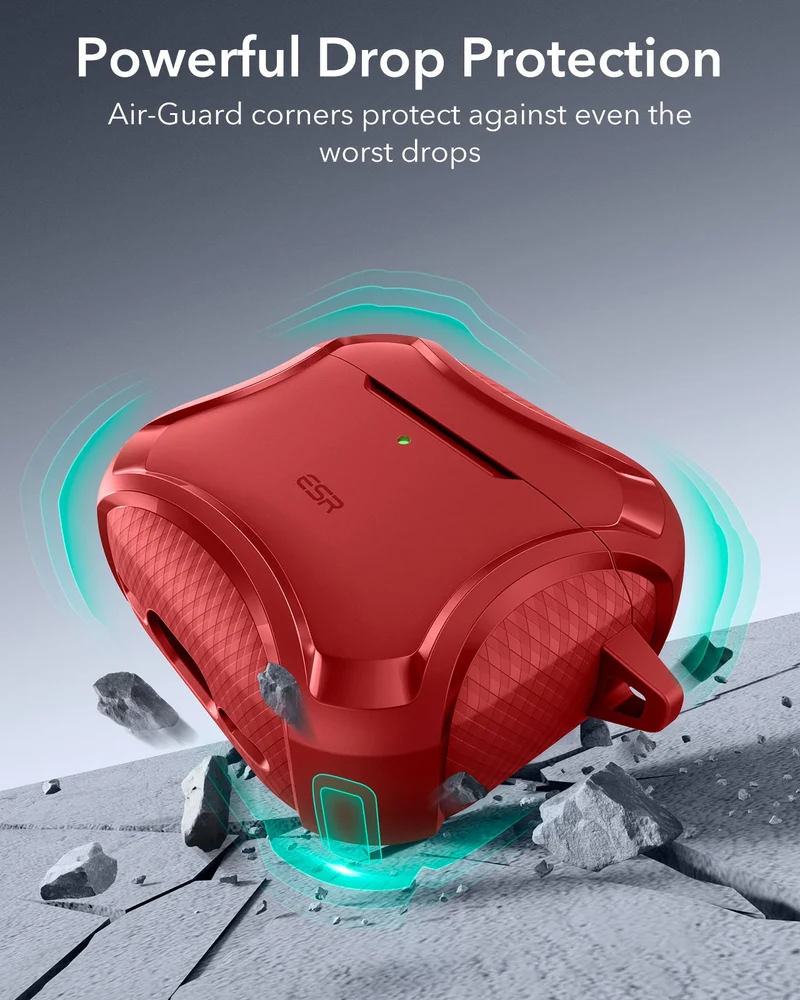 AirPods 5 Cyber Tough Magnetic Case - Red