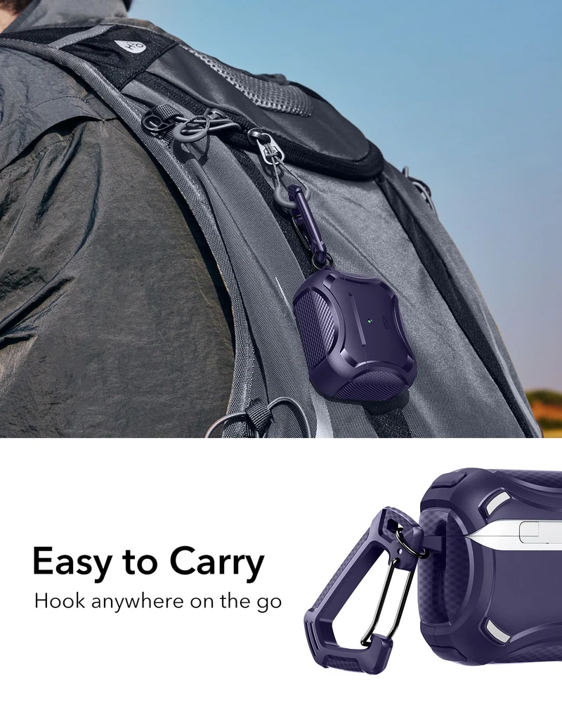 AirPods 5 Cyber Tough Magnetic Case - Purple
