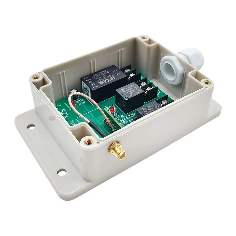 2 Canaux Sortir 230V 10A Kit Interrupteur Télécommande Sans Fil 2km (Modèle: 0020398)