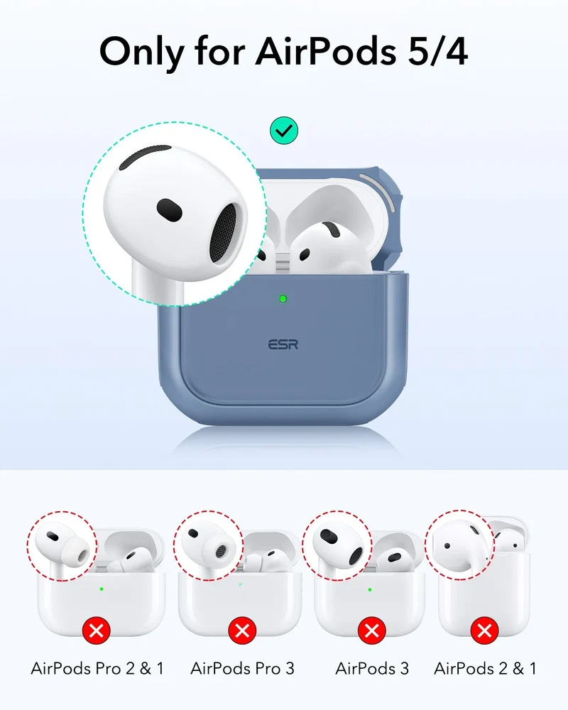 AirPods 5 Orbit Hybrid Magnetic Case - Dark Blue