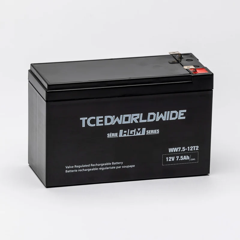 WW7.5-12T2 AGM Battery 12V 7.5Ah/34W