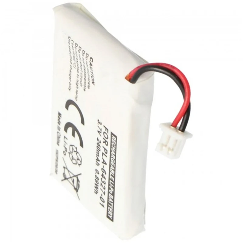 3.7 250mah Lithium Polymer Battery Suitable for Plantronics Cs50, Cs55, Cs60, Cs65, Cs351n