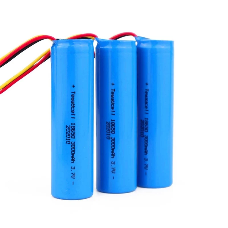 4PCS 3.7v 2200mAH Rechargeable Lithium-ion 18650 Battery with PCB and 10KNTC PH 2.0-2P DIY