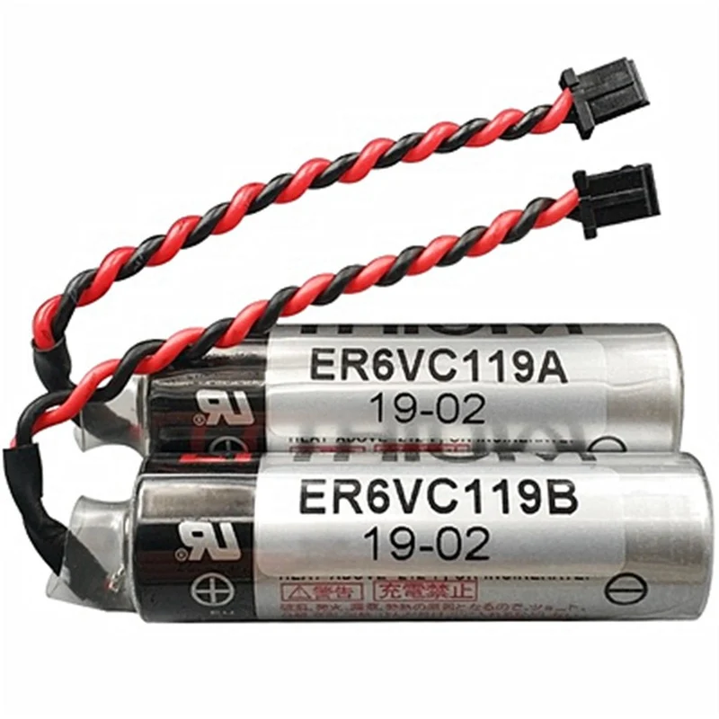 2packs New ER6V/3.6V Battery C119A/ER6VC119B CNC Mitsubishi M70 System Drive Battery