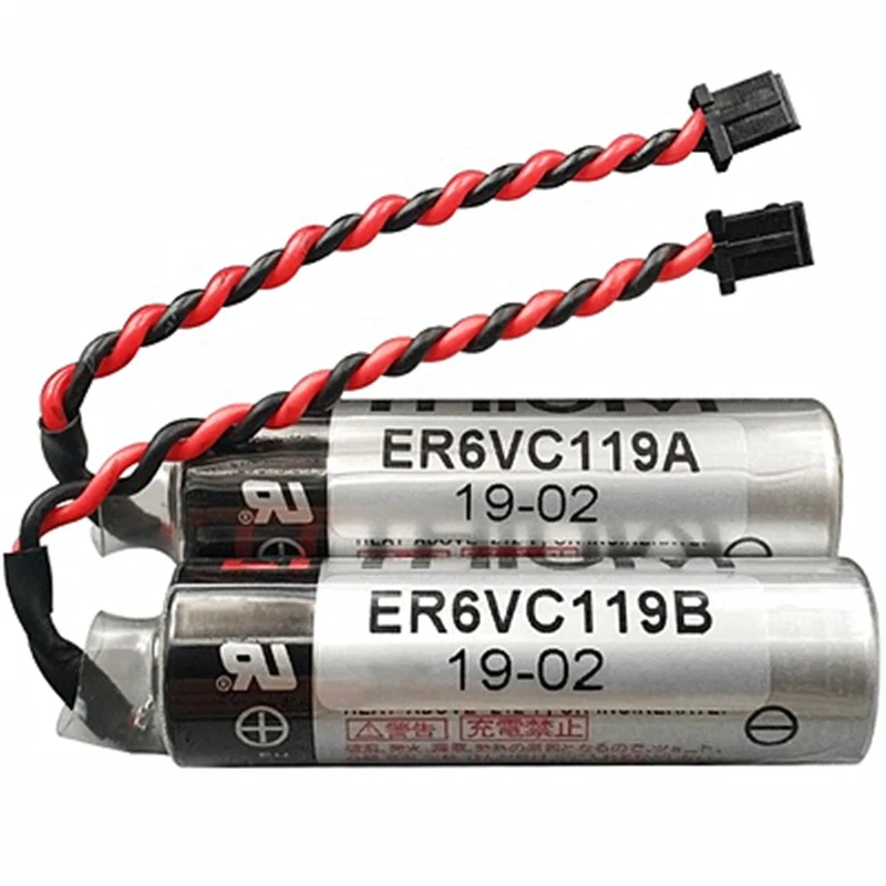 2packs New ER6V/3.6V Battery C119A/ER6VC119B CNC Mitsubishi M70 System Drive Battery