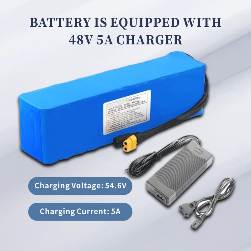 48v 10Ah 13S3P Battery XT60 For Bafang E-bike Electric Bike Scooter With BMS Charger