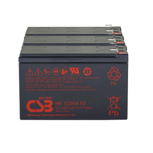 CSB-1010 UPS Battery Replacement Kit 3x12V 9Ah CSB (RBC53)