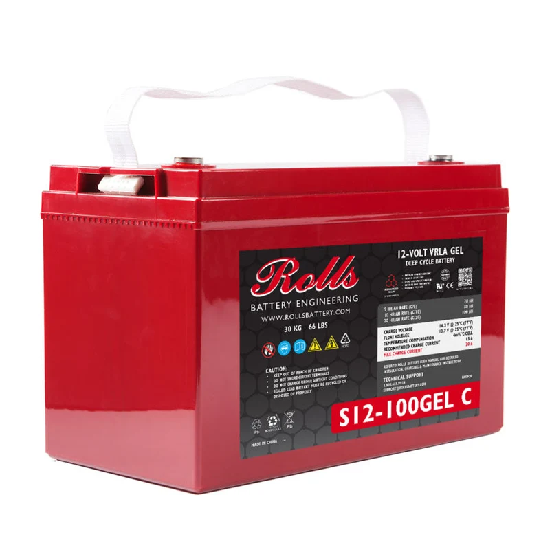 S12-100GEL Rolls Gel Battery Gr 31 12V 100Ah M8