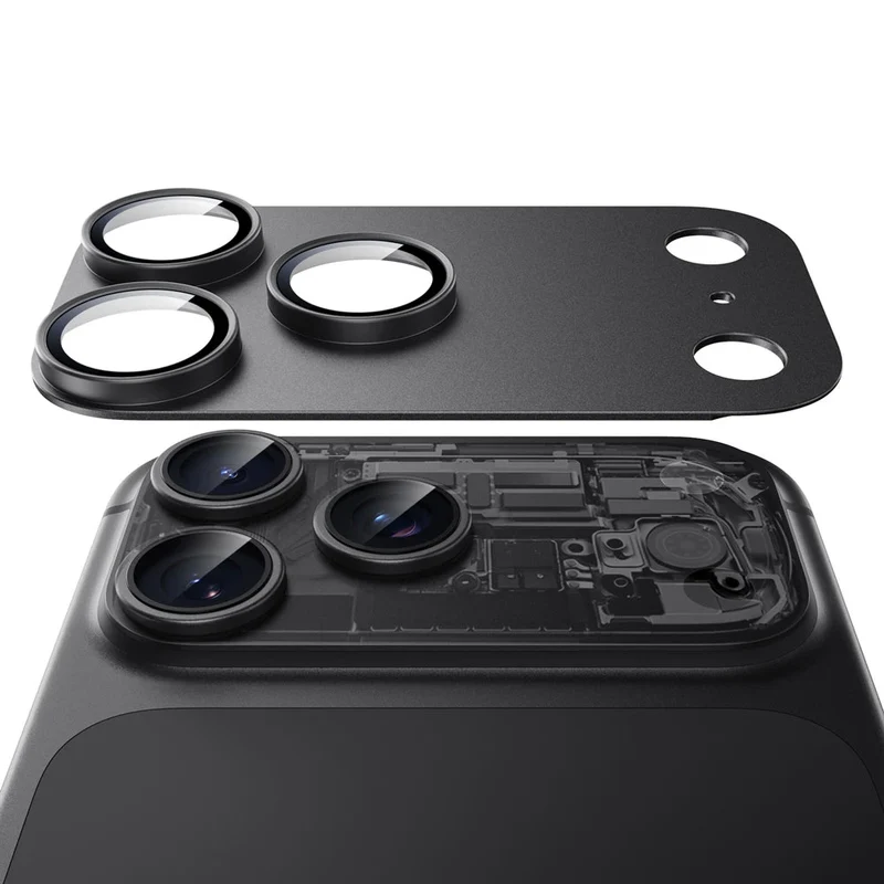 iPhone 18 Pro Max Armorite® Pro Camera Lens Protector (Full Coverage) - Matte Black
