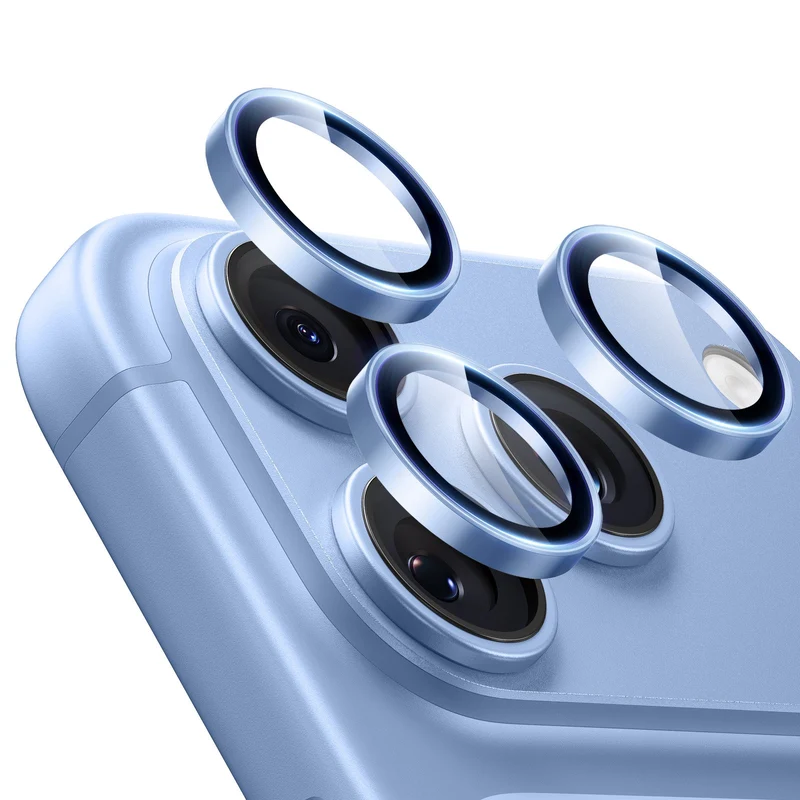 iPhone 18 Pro/Pro Max Armorite® Camera Lens Protector - Misty Blue