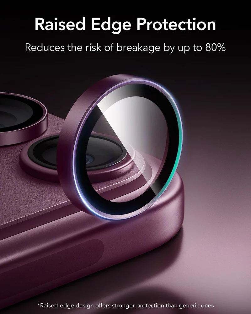 iPhone 18 Pro/Pro Max Armorite® Camera Lens Protector - Deep Burgundy