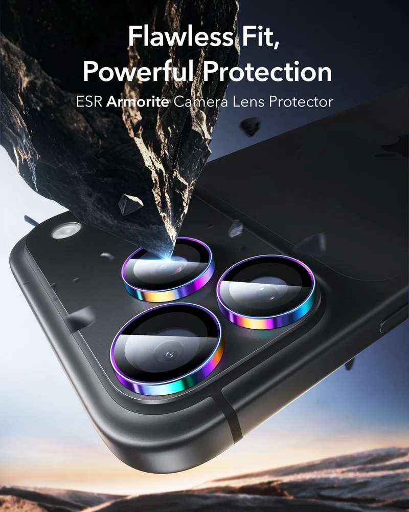 iPhone 18 Pro/Pro Max Armorite® Camera Lens Protector - Chromatic