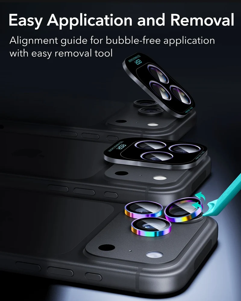 iPhone 18 Pro/Pro Max Armorite® Camera Lens Protector - Chromatic