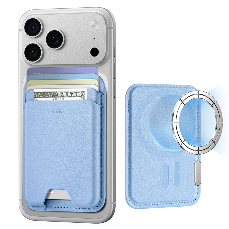 Magnetic Wallet Boost (HaloLock) - Glacier Blue