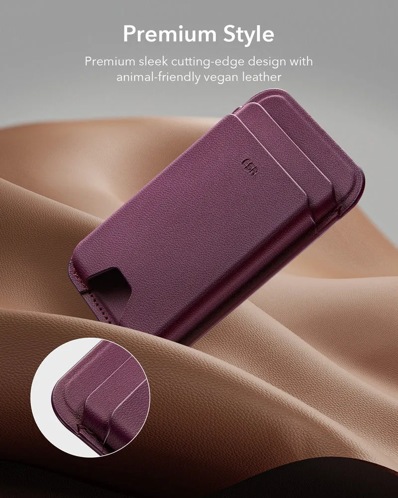Magnetic Wallet Boost (HaloLock) - Burgundy