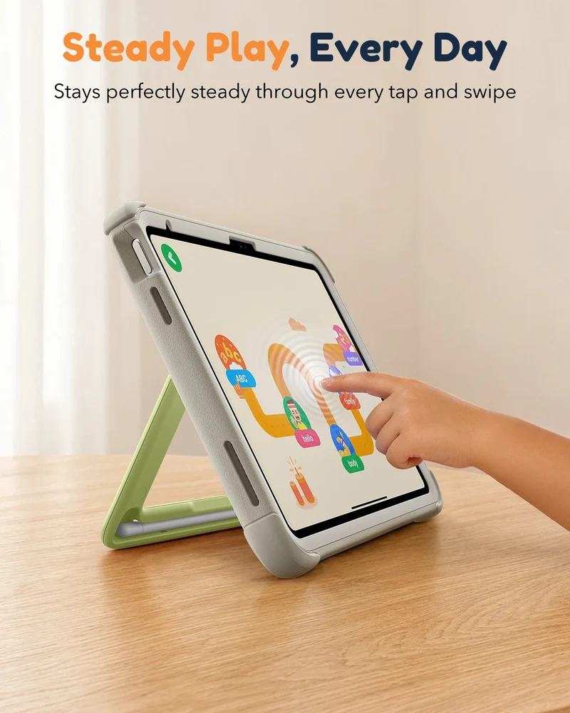 iPad 11" (A16) 2025 Kids Protection Bundle - Gray
