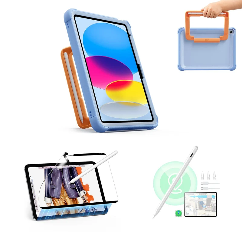 iPad 11" (A16) 2025 Kids Creator Bundle - Sky Blue