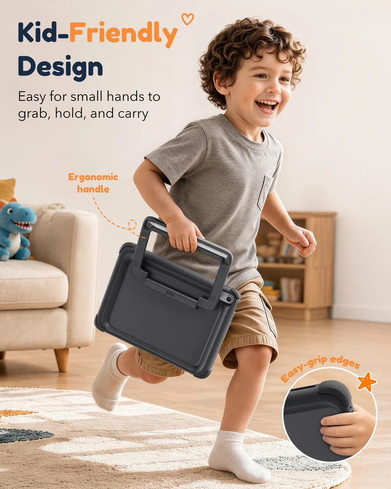 iPad 11" (A16) 2025 Kids All-in-One Bundle - Black