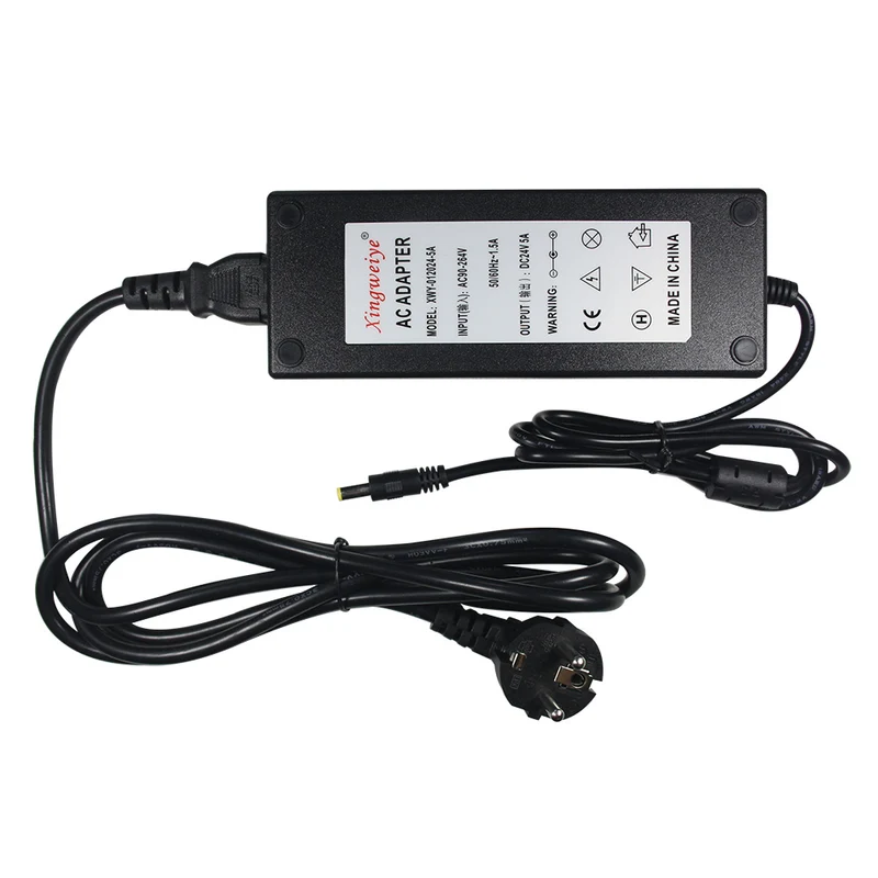 Adaptateur Secteur Universel Européen Alimentation CC 24V 5A (Modèle 0010139)