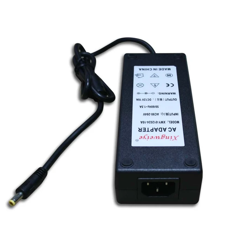 Adaptateur Secteur Universel Européen Alimentation CC 12V 10A (Modèle 0010130)