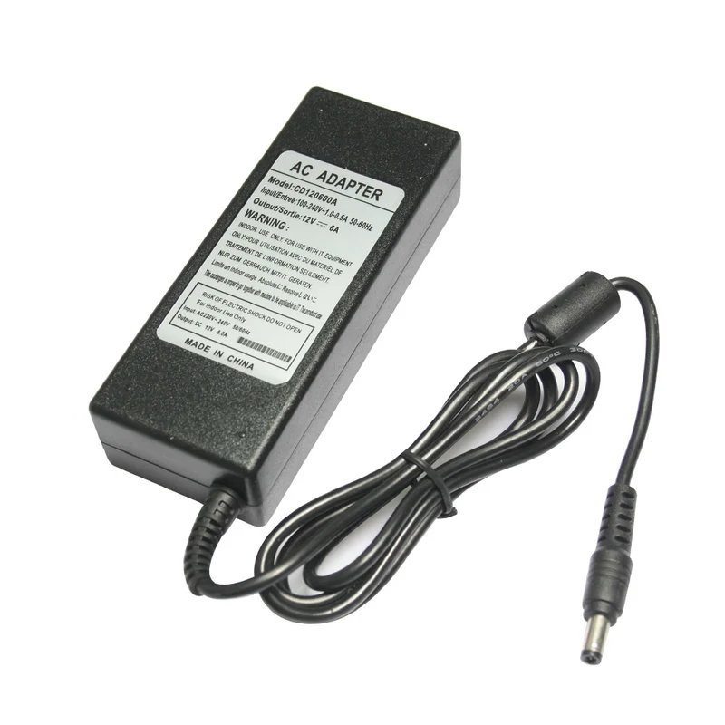 Adaptateur Secteur Universel Européen Alimentation 12VCC 6A (Modèle 0010127)