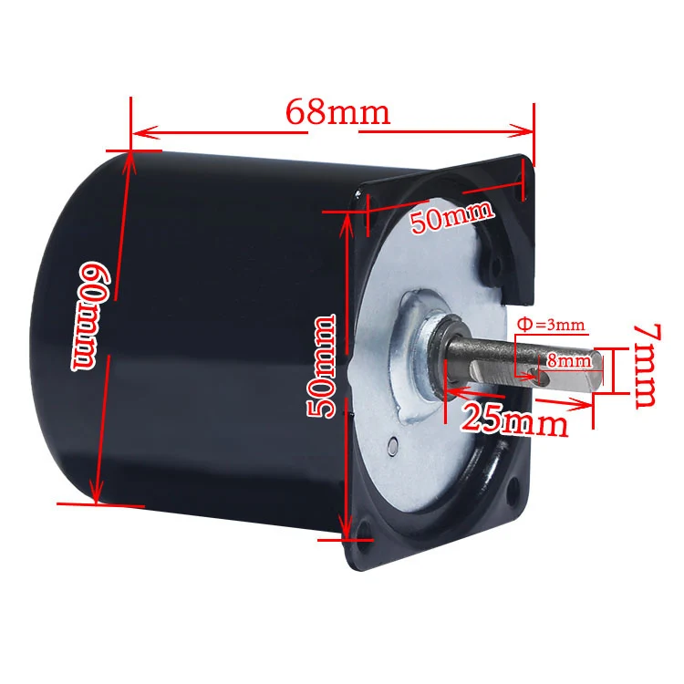 Moteur Synchrone à Aimant Permanent Électrique Monophasé 220V 28W (Modèle: 0042002)