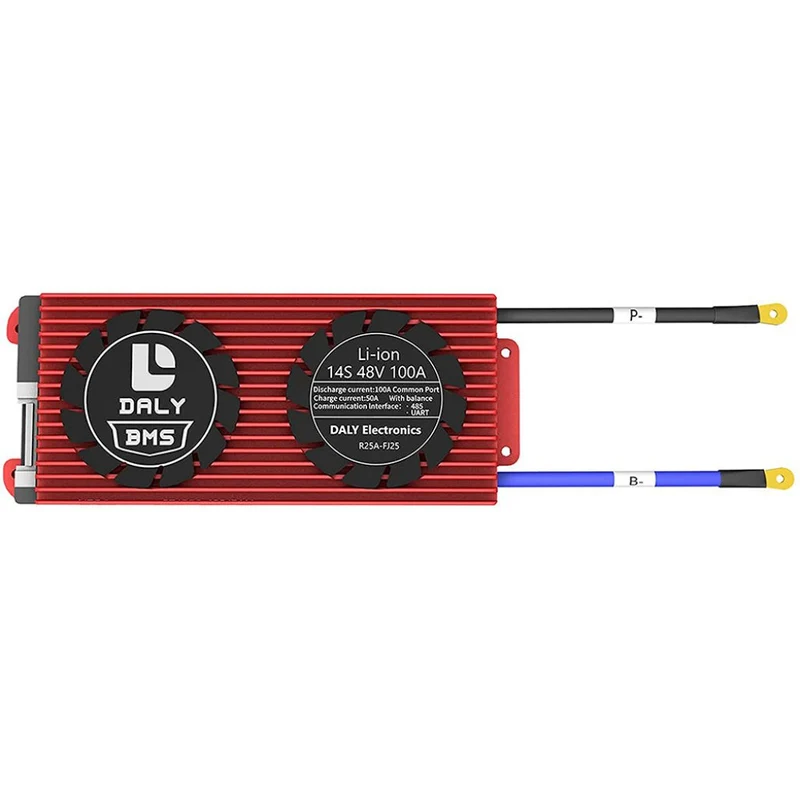 Daly Smart Bms Li-ion 14S 48V 100A Bluetooth BMS Board 24 65 166