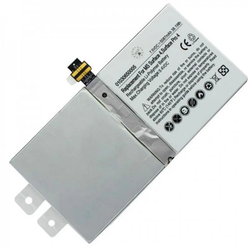 7.5V Battery for Microsoft Surface 4, Surface Pro 4, 1724 Battery Dynr01, G3hta027h