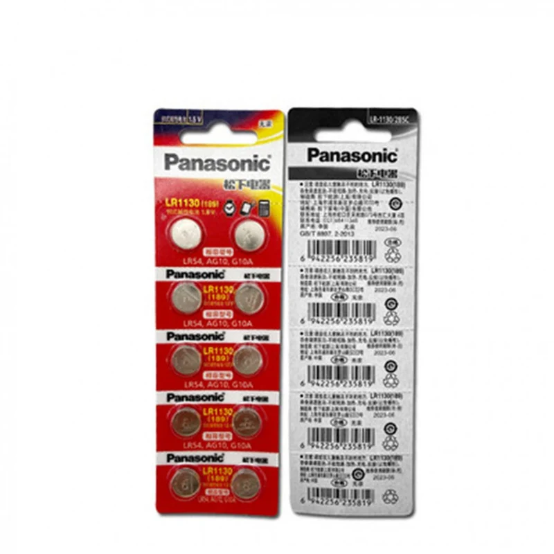 50 Pieces 1.5V Battery LR54 AG10 Battery LR1130 189A Electronic Clock