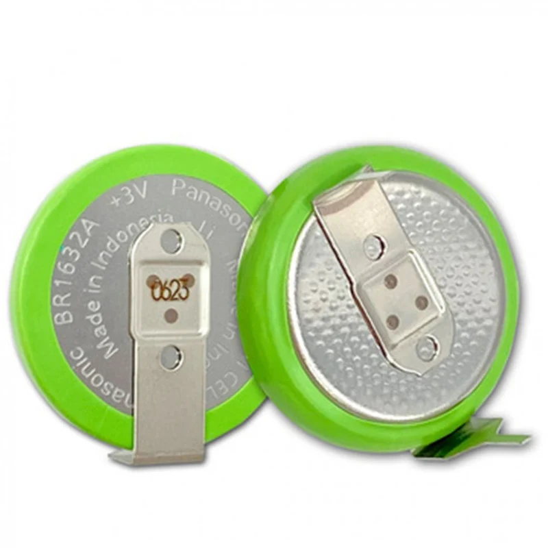 2 Pieces Lithium Button Battery BR1632A / HAN 3V 120mAh High Temperature Battery