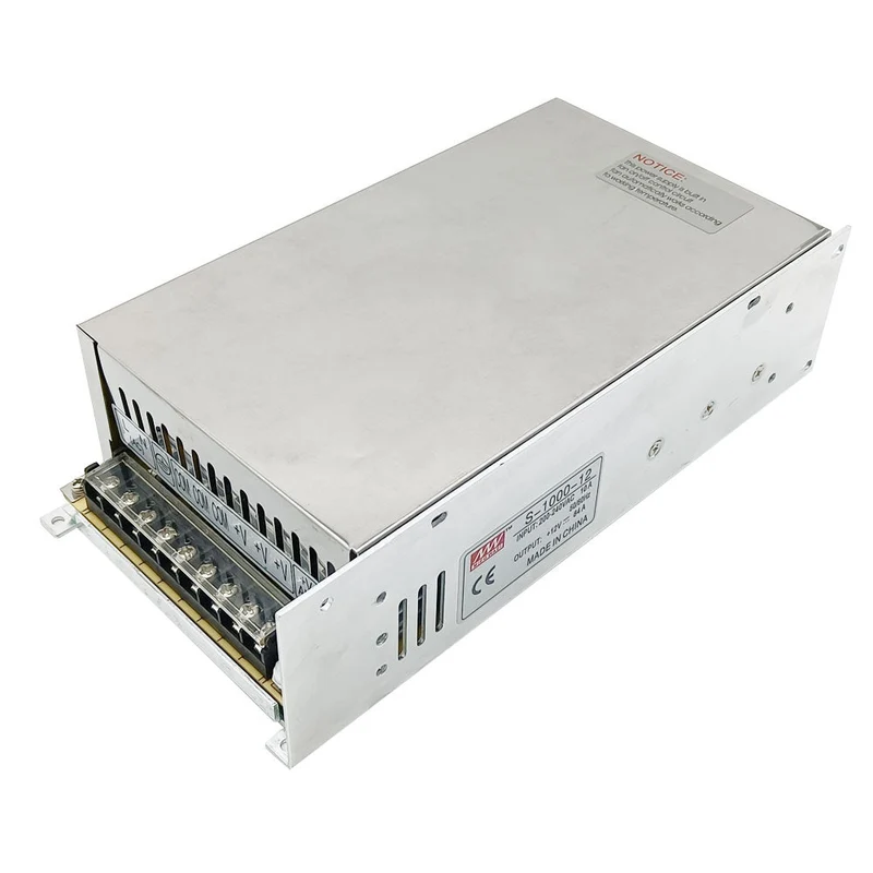 CC 12V 100A 1200W Alimentation à découpage régulée pour vérins électriques (Modèle 0010147)