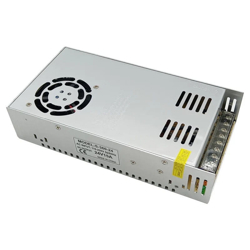 CC 24V 15A 360W Alimentation à découpage régulée pour vérins électriques (Modèle 0010136)