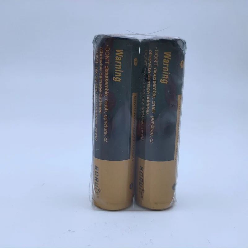 2pcs BORUiT 18650 3.7V 1500mah Lithium Battery For Headlamp Flashligh With PCB