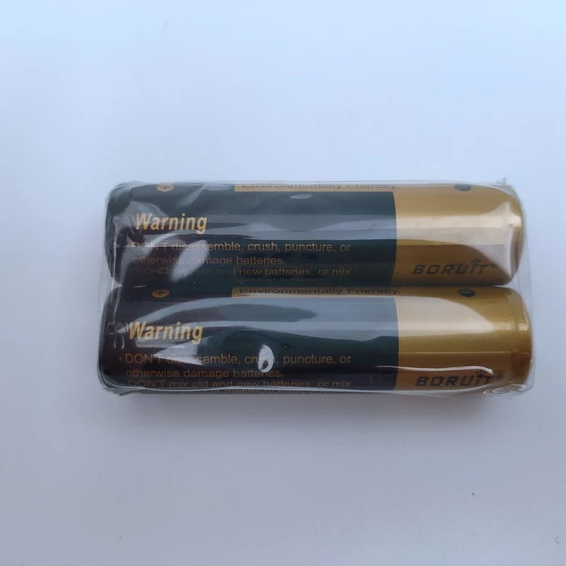 2pcs BORUiT 18650 3.7V 1500mah Lithium Battery For Headlamp Flashligh With PCB