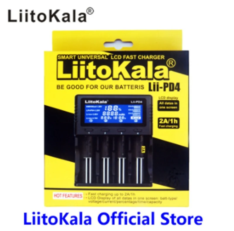 Lii-100 Lii-202 Lii-402 Lii-PD4 LCD Battery Charger