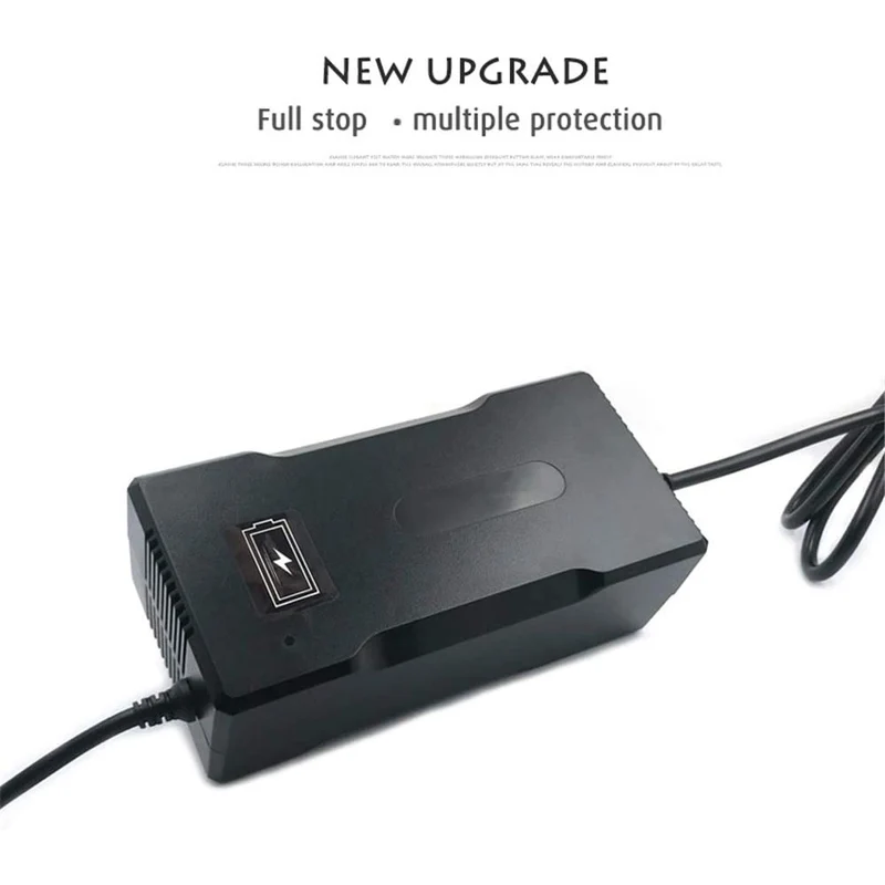 54.6V 4A Power Adapter for Electric Bike Mobility Scooter 48V Lithium Battery Charger 3-Pin XLR Connector