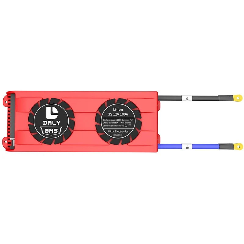 Daly smart bms Li-ion 3S 12V 100A bluetooth BMS FAN board