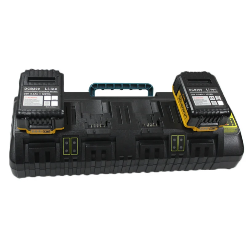 DCB104 Replacement Charger for Dewalt 12V 20V Max 4-Port Li-ion Fast Charger DCB102 DCB102BP Lithium Battery
